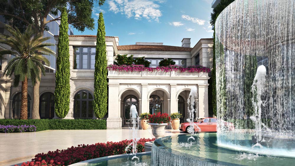 Front of the Villa Acqualina. Photo: Business Wire 