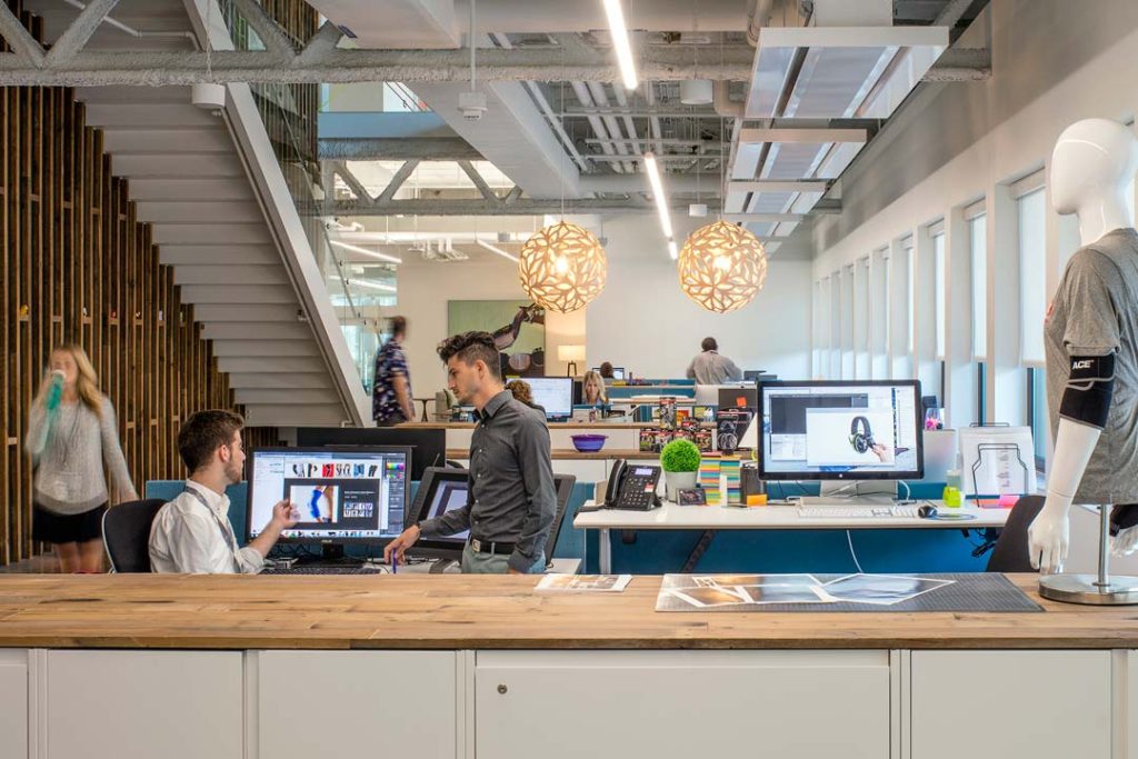 The 3M Design team explores new ways to bring collaborative creativity to life at the multi-level design studio at company headquarters in St. Paul, MN. Photo: 3M