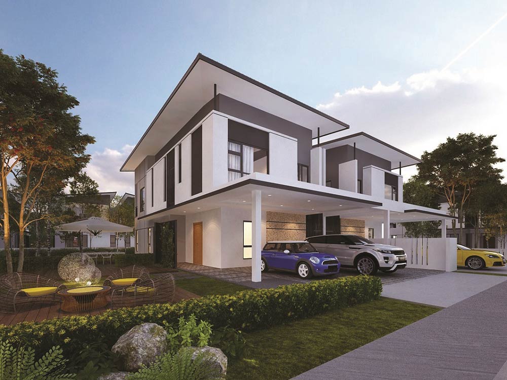 The unveiling of the 272 Cheria Residences semi-detached homes at Tropicana AMAN marked the first strategic collaboration in Malaysia for both companies. Photo: Business Wire