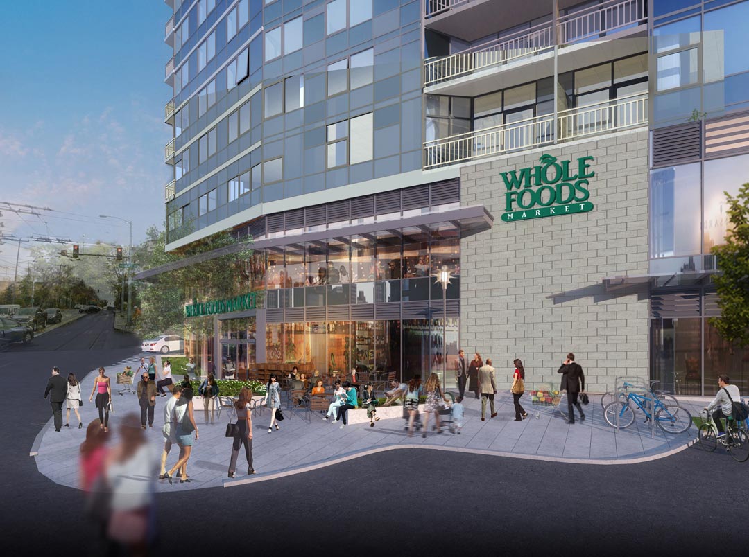Construction begins on The Danforth apartment tower and Whole Foods