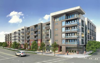 LP FlameBlock Fire-Rated OSB Sheathing specified for multifamily project