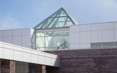 Linetec finishes Penn Family Medicine Center’s pyramid skylight manufactured by Super Sky