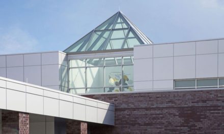 Linetec finishes Penn Family Medicine Center’s pyramid skylight manufactured by Super Sky