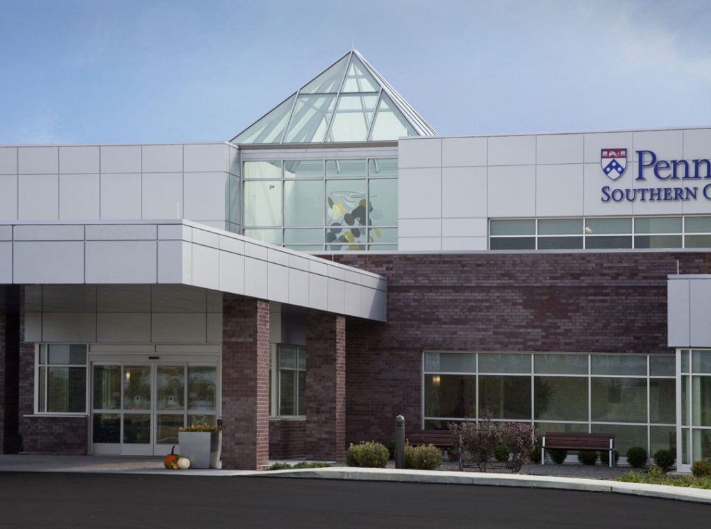 finishes Penn Family Medicine Center’s pyramid skylight