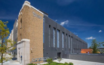 Biomedical research facility fuses modern with historic