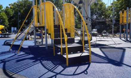 Accella donates playground surface materials to Trojan Park Playground