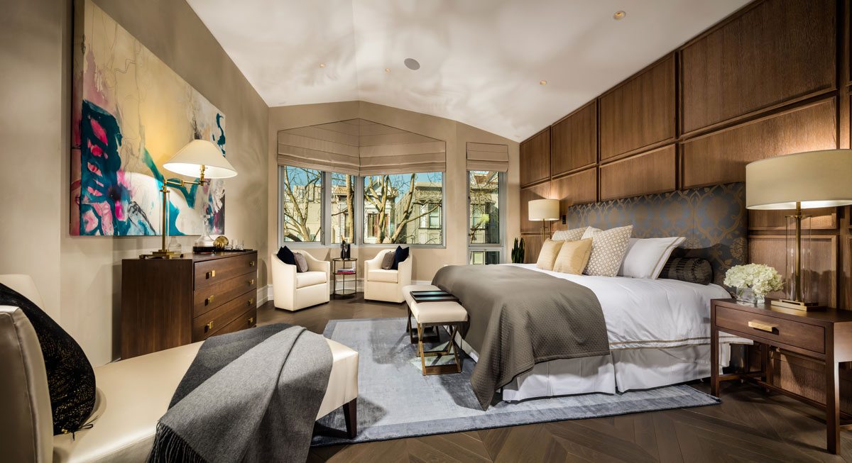Master bedroom at the Pacific. Courtesy of Christopher Mayer Photography