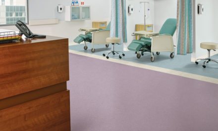 Homogeneous sheet flooring designed with health in mind