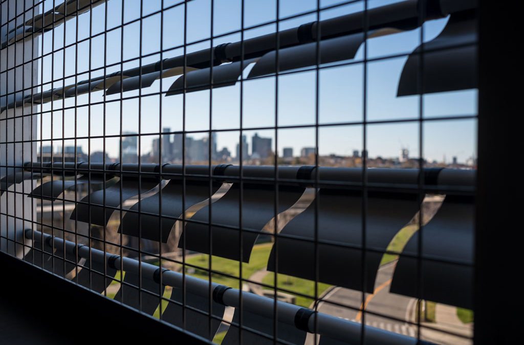 Logan airport garage’s dynamic façade features 48,000 metal panels finished by Linetec