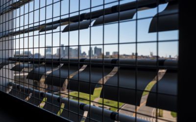 Logan airport garage’s dynamic façade features 48,000 metal panels finished by Linetec