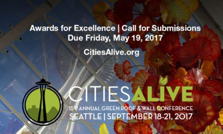 CitiesAlive®: 15th Annual Green Roof & Wall Conference – Awards of Excellence – Call for Submissions
