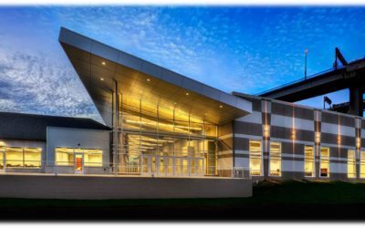 Blue Water Convention Center capitalizes on waterfront views with curtainwall