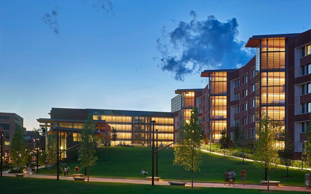 University of Pennsylvania’s New College House features glass fabricated by J.E. Berkowitz