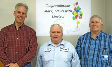 Linetec honors Mark Hall for 50 years of service