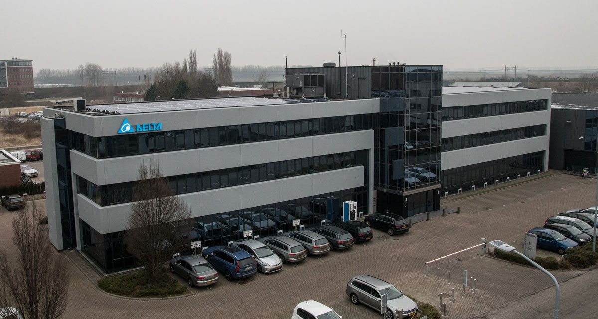 Delta's EMEA headquarters, Hoofddorp, the Netherlands. Courtesy of Delta Electronics, Inc.