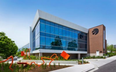 Toronto Raptors training center unites bird-friendly Walker Glass with tinted and low-e glasses by Vitro Architectural Glass