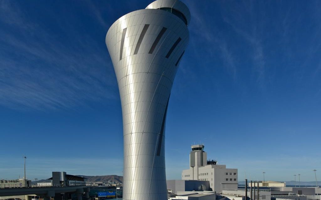 Airport tower featuring DURANAR SUNSTORM coatings wins metal design award