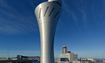 Airport tower featuring DURANAR SUNSTORM coatings wins metal design award
