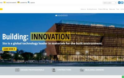 Sto Corp. launches engaging new website with enhanced tools and features