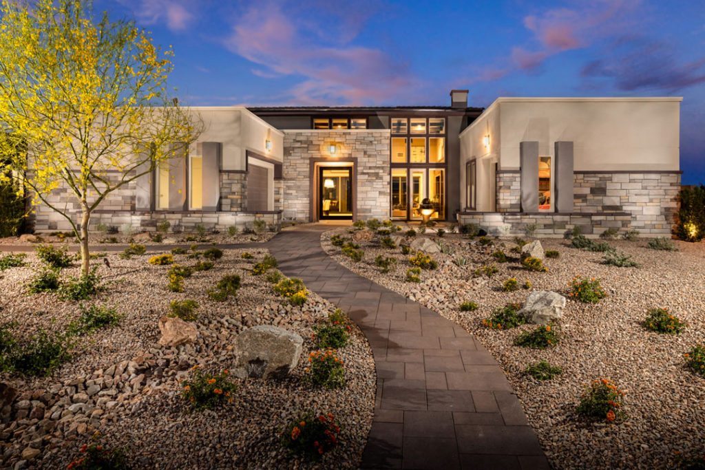Regency at Summerlin, Wakefield Plan, in Las Vegas, Nev. Builder and developer: Toll Brothers, Inc. Designed by KTGY Architecture + Planning. Image credit: Christopher Mayer 
