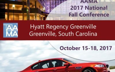 Early bird registration for AAMA Fall Conference available through Sept. 23