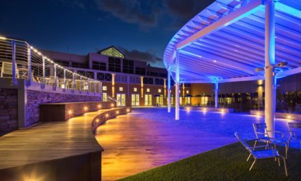 EXTECH provides Delaware Tech with translucent courtyard canopy