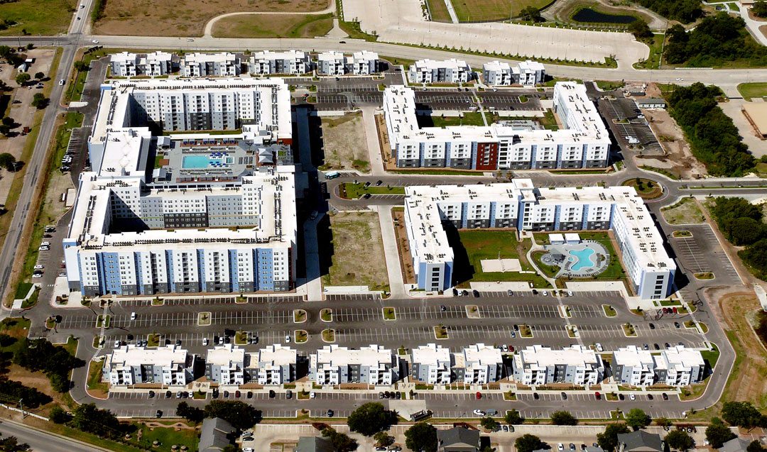 Weitz completes Park West student housing development at Texas A&M
