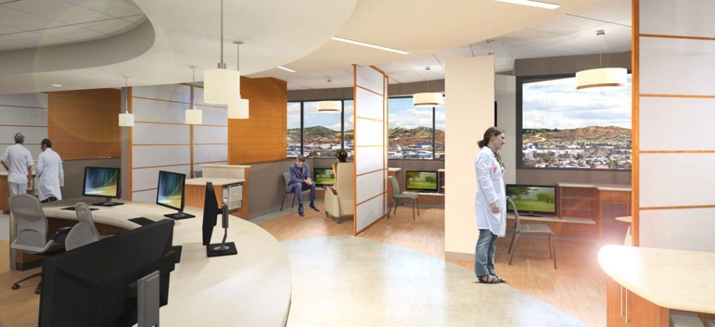 Rendering of Sharp Infusion Therapy built by BNBuilders.