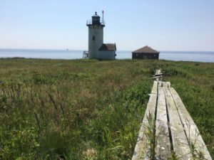 Photo: College of the Atlantic’s Great Duck Island, a research station for exploring the human ecology of Maine's coastal islands. Photo credit: Darron Collins