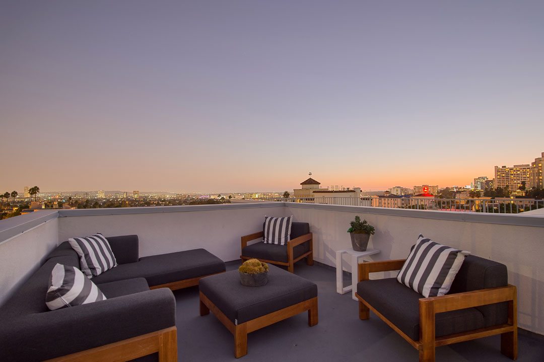 Unobstructed and protected views from Havenhurst’s private roof-top decks. Credit: Scott Evertz