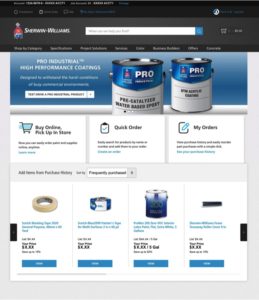 New buy online option introduced for Sherwin-Williams PRO customers