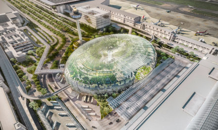 SOLARBAN glass specified for Jewel Changi Airport in Singapore