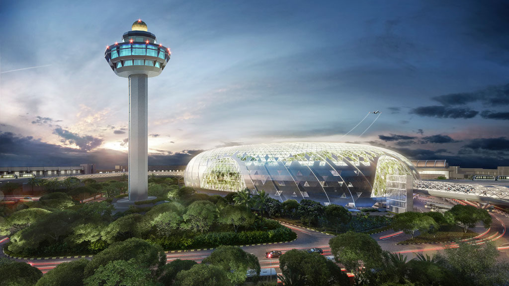 The new icon of Changi Airport. Courtesy of Jewel Changi Airport Development