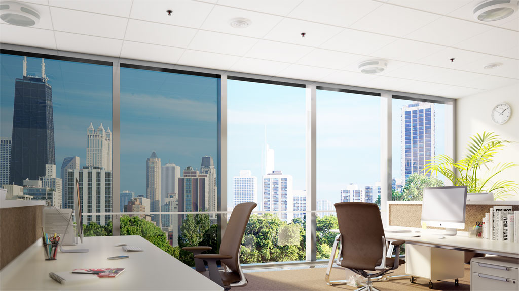 Office hi-rise after. Credit: Kinestral Technologies