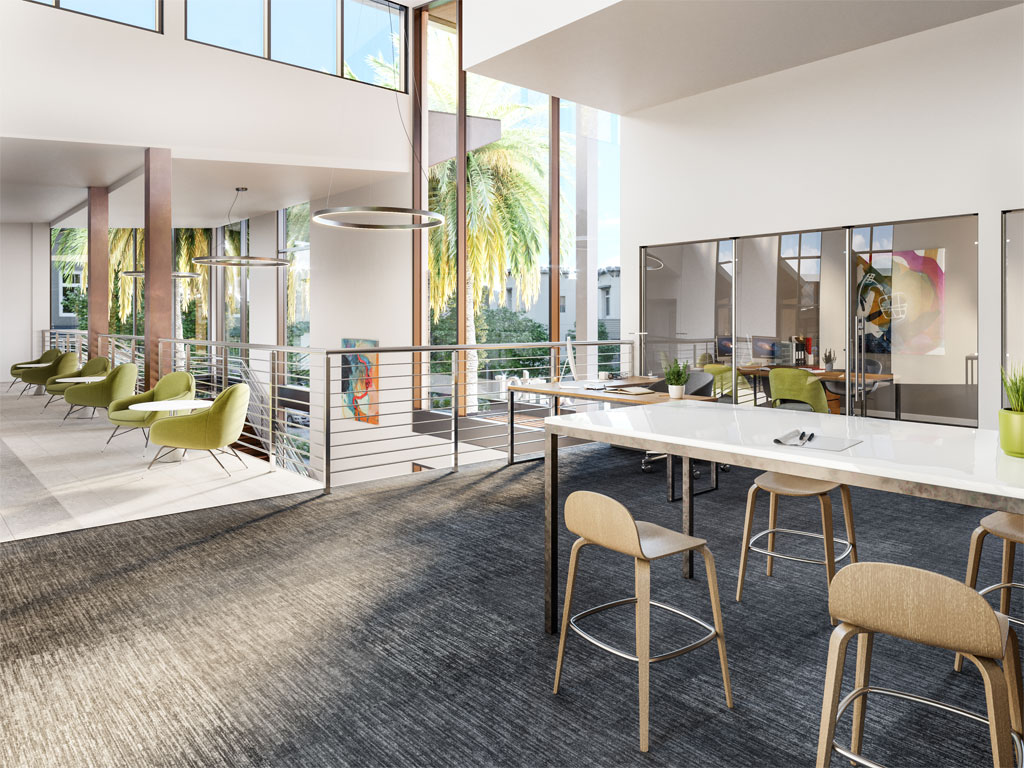 The Loft co-working space, rendering by Group 4