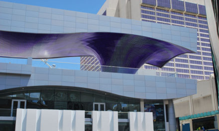 Las Vegas Vortex Canopy Creates Striking Structure on the Strip