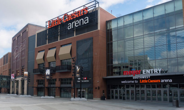 Little Caesars Arena meets aesthetic, sustainability, security goals with Tubelite’s curtainwall, storefront, entrance systems