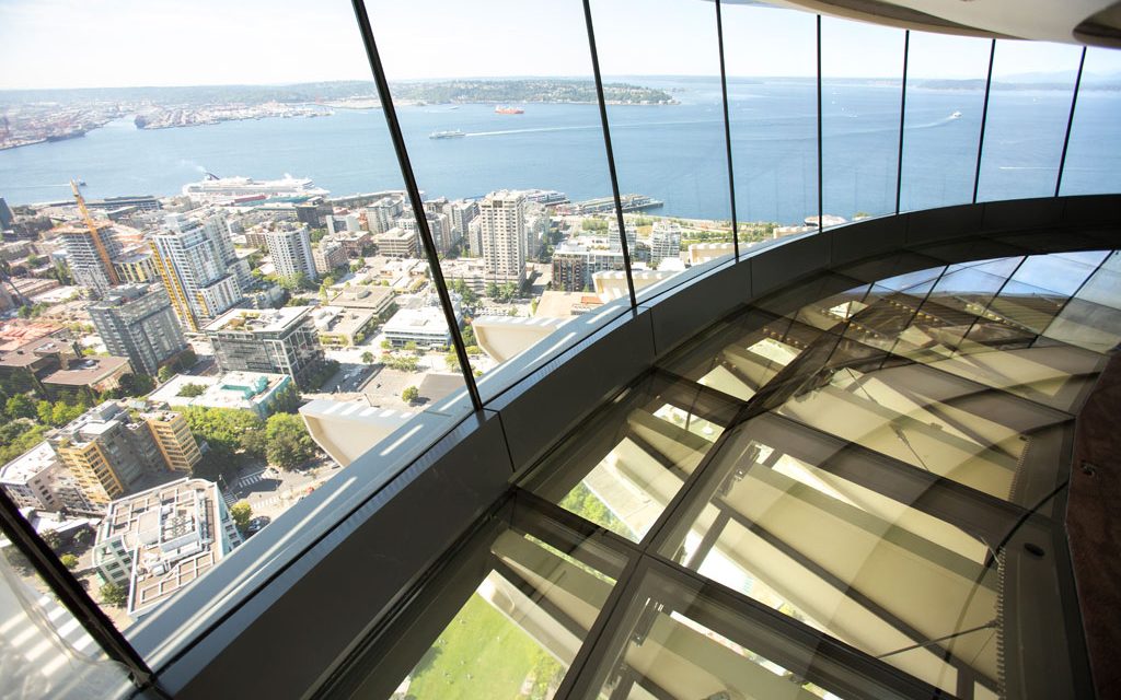 A room with a view: Seattle’s Space Needle’s revolving glass floor