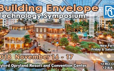 Meet with 300+ Building Envelope Specifers at RCI’s Building Envelope Technology Symposium