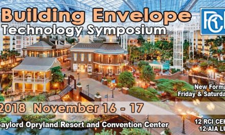 Meet with 300+ Building Envelope Specifers at RCI’s Building Envelope Technology Symposium 