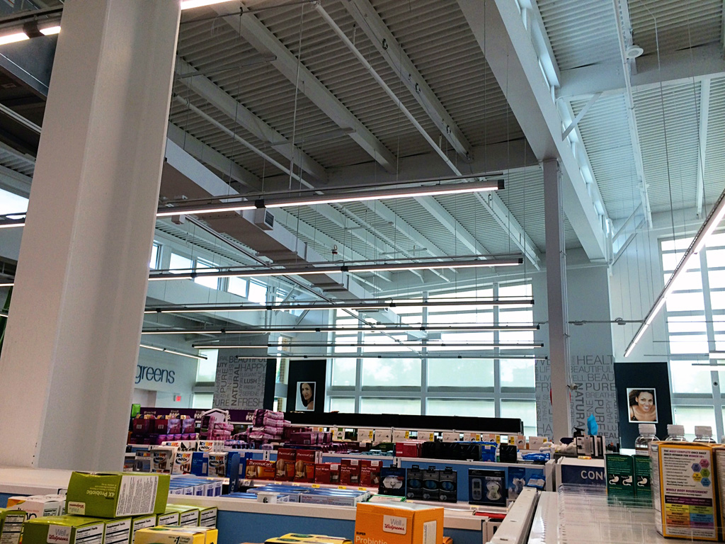 Application of 3M™ Daylight Redirecting Film at the Walgreens in Evanston, Illinois. Courtesy of 3M