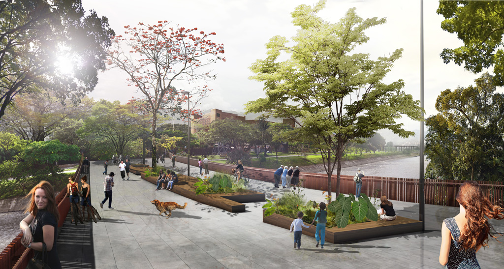 Medellin River Parks / Botanical Park Master Plan by Sebastian Monsalve + Juan David Hoyos