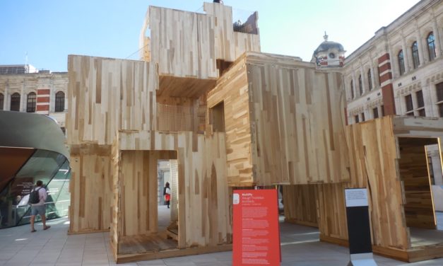 Northwest Hardwoods Provided American Tulipwood for Unique Installation at Last Week’s 2018 London Design Festival