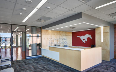 Salina Central High School improves aesthetics and acoustics with Rockfon ceilings