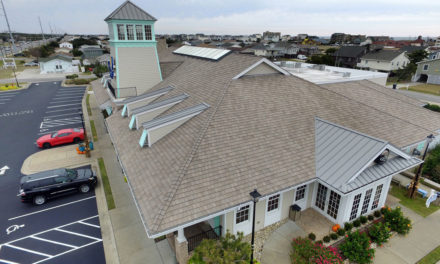 Hurricanes no match for DaVinci composite roof on seaside restaurant