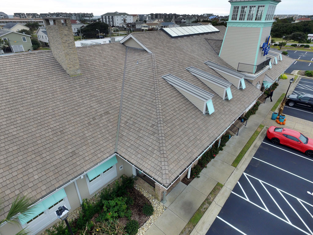 Captain George’s Seafood Restaurant in Kill Devil Hills, N.C. Courtesy of DaVinci Roofscapes