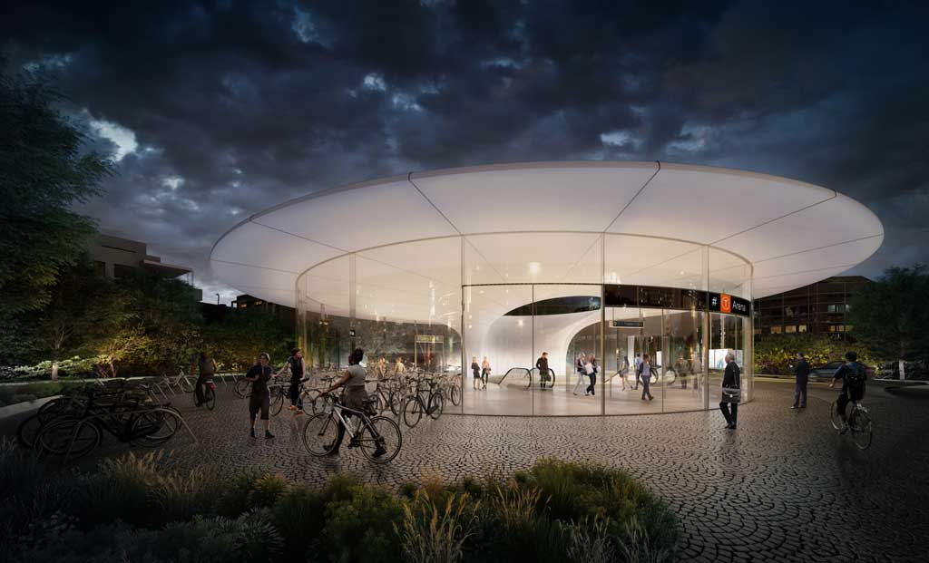 Zaha Hadid Architects and A_Lab to design two stations on new Fornebubanen metro line in Oslo