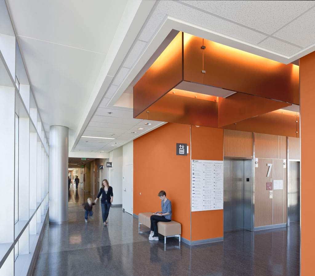 Fun-focused and lively colors make up Sherwin-Williams’ Upbeat Energy palette to promote inspiration and motivation in areas like pediatrics and physical therapy.