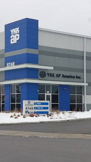 YKK AP America’s new manufacturing facility in Cincinnati, Ohio. 
