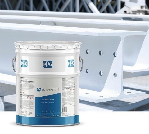 The introduction of PPG SIGMAFAST™ 278 epoxy primer to the U.S. market gives fabricators much-needed flexibility when re-coating steel components due to a longer re-coating window and reduced emissions. (Photo: Business Wire)